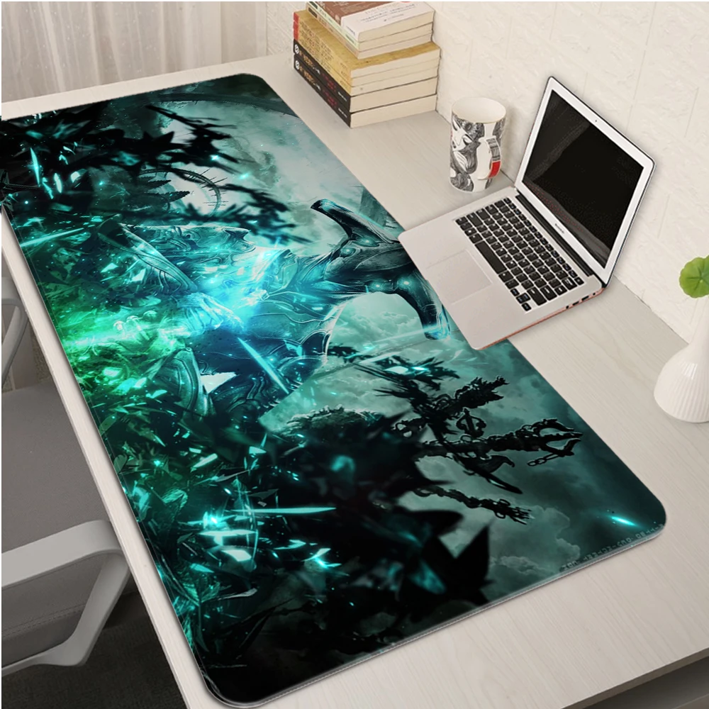 Warframe Hot Pad Mouse Long Gaming Mousepad Gamer Computer Accessories Desk Mat Keyboard Cute White Pc 14 - Warframe Shop